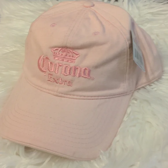 Corona | Accessories | Corona Extra Pink Velcro Strap Hat 